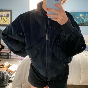 Navy Bomber Jacket!